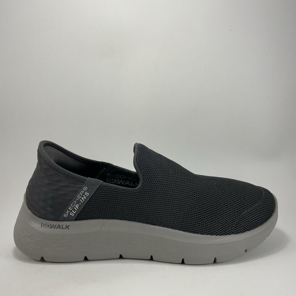 Skechers GOwalk Slip On Shoes Gray Black Mens Size 8.5 Comfort Walking